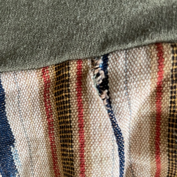 Handmade Hemp and Bamboo fleece Rooted Sprout cropped hoodie size small - Picture 7 of 7